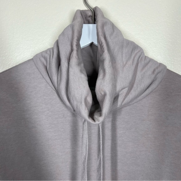 M.M.Lafleur The Harris Funnel Neck Sweatshirt Fine Terry Smoky Taupe Size Small - Picture 4 of 10
